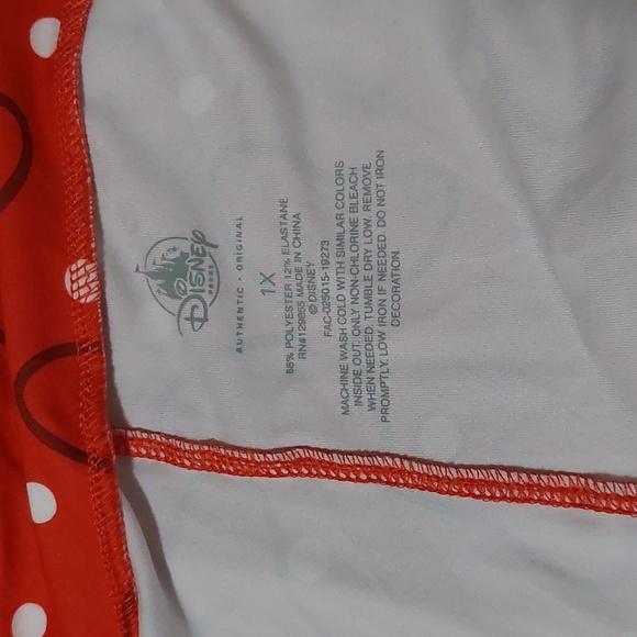 Disney parks red bow and polka-dot minnie leggings - Picture 8 of 12